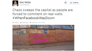 Sian Welby's tweet was one of thousands using the hashtag.