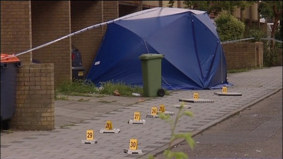 The scene of the shooting