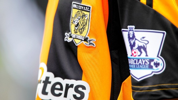 The club's old badge featuring "Hull City A.F.C."