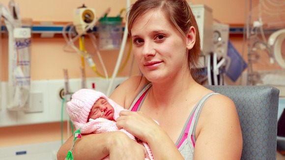 Lauren says she is "delighted" over baby Harper