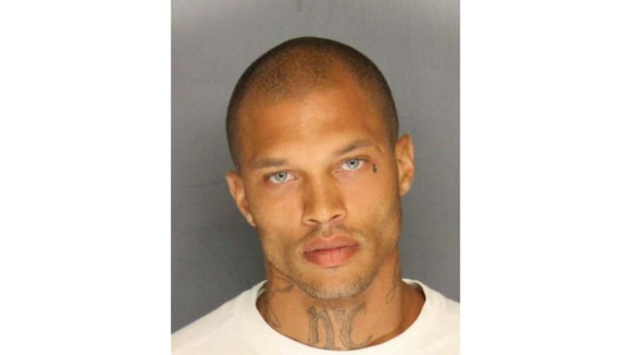 Popular prisoner: Jeremy Meeks' mugshot has been liked on Facebook almost 60,000 times.