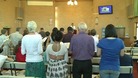 Worshippers at the Greenstead Evangelical Church in Colchester