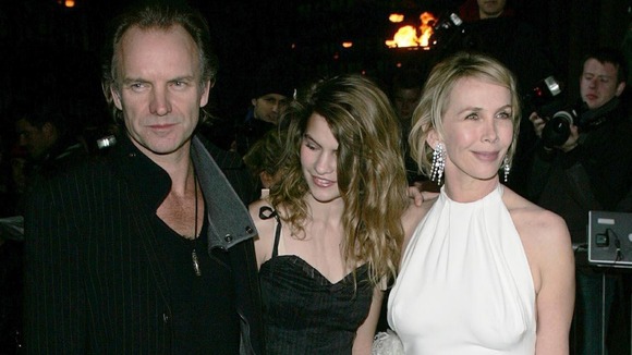 Sting with his daughter Coco and wife Trudie Styler in 2004.