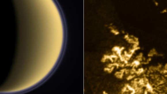 A mysterious "magic island" has appeared out of nowhere in radar images of a hydrocarbon sea on Saturn's giant moon,Titan.