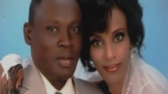Meriam Ibrahim with husband Daniel Wani.
