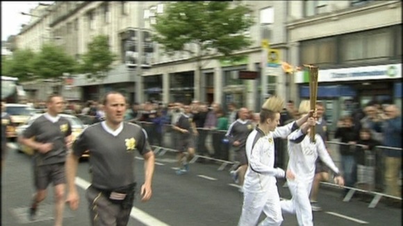 Jedward carry the torch in Ireland