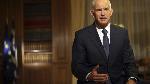 Greece's Prime Minister George Papandreou attempted to steer his country through turbulent times