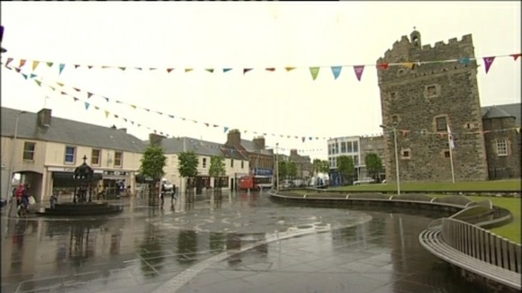 Stranraer prepares for the torch