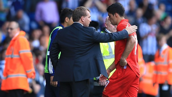 Brendan Rodgers will hope Suarez's likely ban does not extend to club football.