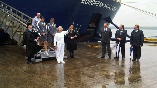 Olympic torch at Stranraer