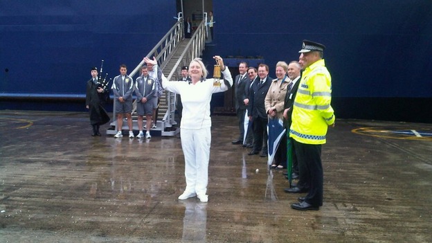 The Olympic torch