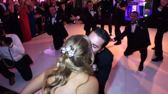 It all ended with a kiss for Sean's efforts.