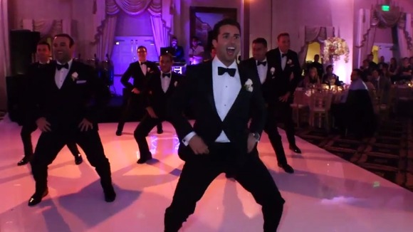 Sean's wedding day dance started with Destiny's Child's Bootylicious.