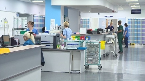 The A&E unit at Queen Elizabeth Hospital Birmingham.