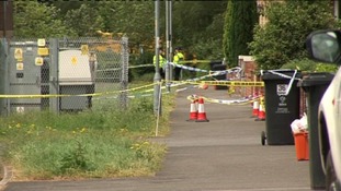 Swindon murder scene