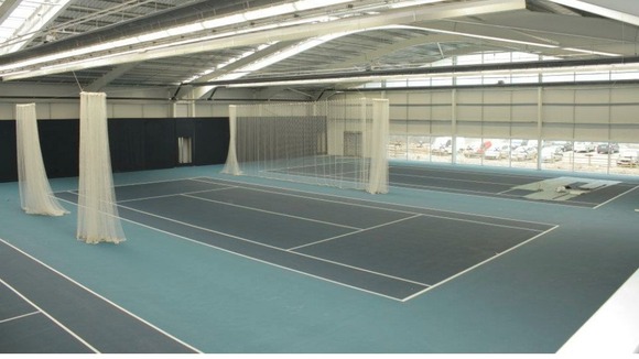Inside the new indoor tennis centre in Birmingham