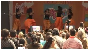 The scene at the Leicester Mela last year
