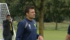 Norwich City defender Russell Martin at Colney training centre