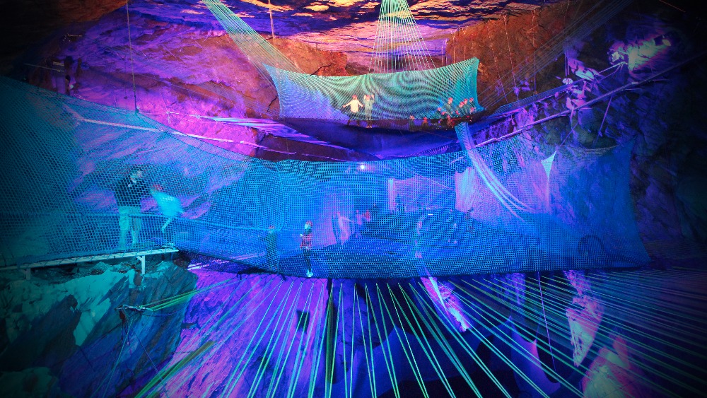 World's biggest trampoline set to open in Blaenau Ffestiniog slate