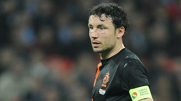 Holland captain Mark Van Bommel Euro 2012