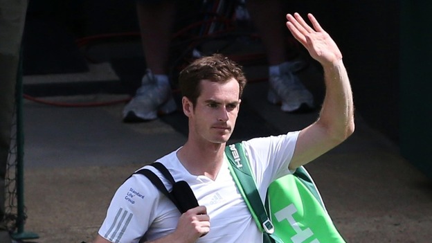Andy Murray crashes out of Wimbledon and admits he "played poorly".