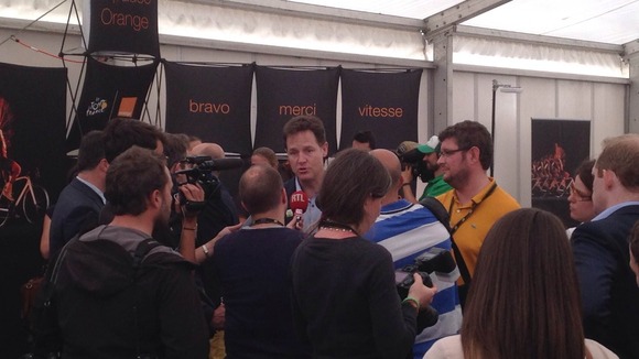 Clegg at Tour de France