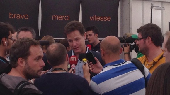 Clegg at Tour de France