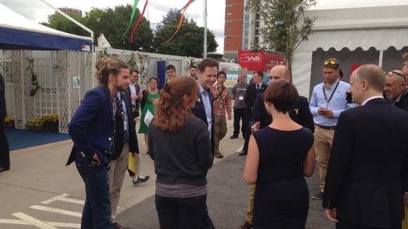Clegg at Tour de France
