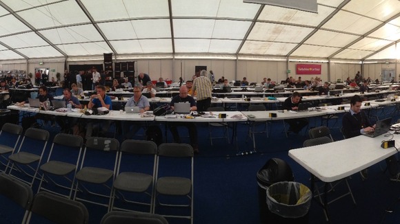 Tour de France media centre