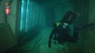 A diver explores the corridors of the wrecked luxury cruise liner, which sank ff the coast of Isola del Giglio in Italy in 2012.