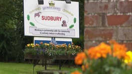 HMP Sudbury prison sign
