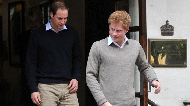 The Duke of Cambridge and Prince Harry left the King Edward VII Hospital in central London, after visiting the Duke of Edinburgh