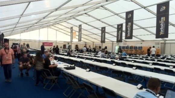 Le Tour media centre