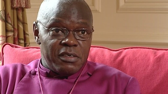Archbishop of York offers prayers to soldier families
