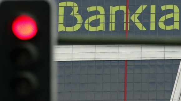 Headquarters of Spanish bank Bankia in Madrid.