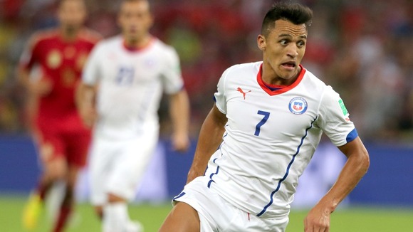 Chile's Alexis Sanchez