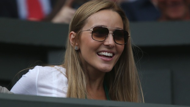 Djokovic's fiancee is swimwear model Jelena Ristic.