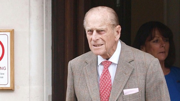 The Duke of Edinburgh left hospital earlier today.