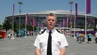 Assistant Chief Constable Andy Holt, the ACPO lead for football will oversee the British policing operation at the Euro 2012 competition outside the Donbass Arena in Donetsk, Ukraine.