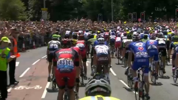 Thousands turned out to watch the race in Cambridge.