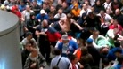 FFans kicked and punched stadium stewards on Friday night.