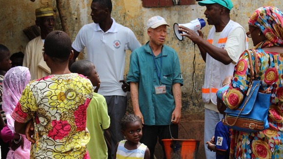 The Community Project with Plan International is trying to educate locals, many of whom don't believe Ebola even exists.