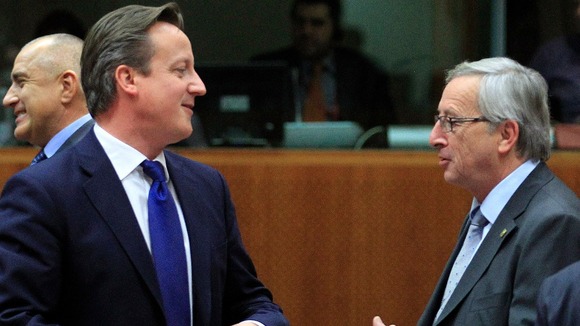 David Cameron and Jean-Claude Juncker.