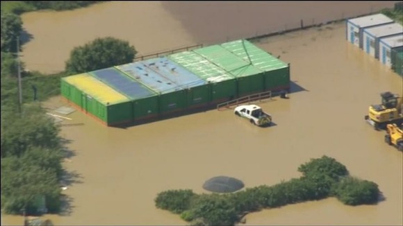 Flooding in West Wales