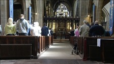 Service at St Nicholas Cathedral