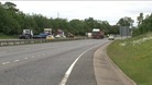 Scene of the crash on the A47
