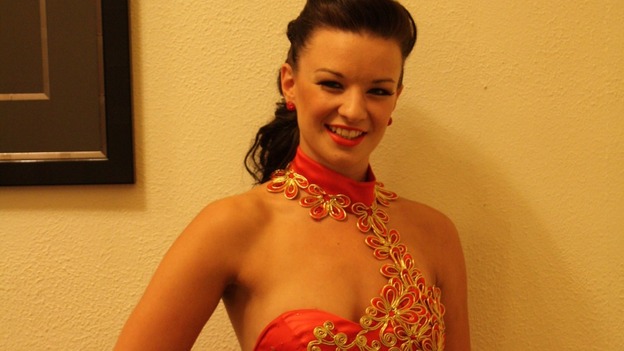 Rebecca Thomas who was working on the Costa Allegra as a dancer