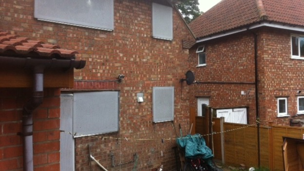 The house in St Leonard's Crescent in Scarborough