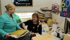 Staff in the Correspondence Office at Buckingham Palace, London with letters sent to Queen Elizabeth II for her Diamond Jubilee.