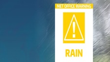 yellow weather warning for rain